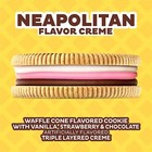 Limited Edition Oreo Cookies Neapolitan Creme With Waffle Cone Flavored Cookie