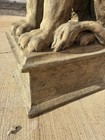 Vintage Lion Statue Sculpture Fiberglass Resin 36   
