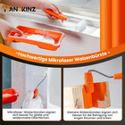 Paint Roller Kit  2 Inch 15 Pack Small Paint Roller Kit With Microfiber Paint Ro