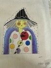 Mile High Princess Whimsical Halloween Witch Canvas  8x5-1 2 Design  18-mesh