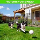 8 Panels Anti-rust Iron Garden Fence Door Thick Solid Iron Sturdy Flexible