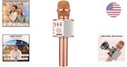 Elegant Wireless Karaoke Microphone - Bluetooth Speaker   Recorder  32gb Support
