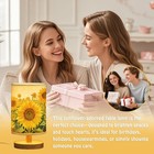 Sunflower Lamp Small Night Light Birthday Valentines Gift For Women Mom