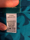 Dahlia Wrap Baby Carrier Fly Teal Blue Size 6 Cotton Woven Wrap Sling 
