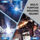 4-sensor Auto Darkening Welding Helmet  True Color  Tig Mig Arc   Plasma Cutting