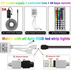 44key Ir Controller power Supply Adapter For 2835 3528 5050 Rgb Led Strip Lights