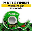 Scotch Magic Tape  3 Dispensered Rolls  Numerous Applications  Invisible  Clear 