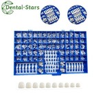 Dental Polycarbonate Temporary Crowns 66 Sizes Anterior Cuspid Resin Crown 390pc