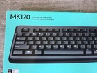 Logitech Mk120 Wired Usb Keyboard And Mouse  Black  920-002565 