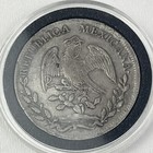 1827 Mo Jm Mexico 8 Reales Cap And Rays Coin Alignment Rare Key Date