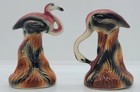 1950s Flamingo Salt   Pepper Shakers Set Bird Figurine Tropical Kitchen Japan 3 