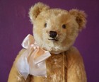 Antique Gold Minty Steiff Vintage Teddy Bear Germany 16    Us Zone Tag And Pin