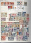 Greece And Area Postage Stamps Lot - Modern And Classics - Over 10 Stock Pages 