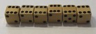 Three Pair Butterscotch Bakelite 1 2    Vintage Dice  tested 