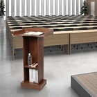 Podium Stand For Lectern Presentation Church Classroom  Pulpit With Wooden Heavy