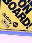 Safety 1st Baby On Board Window Sign Yellow New 