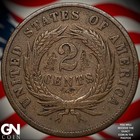 1864 2 Cent Piece Z6189