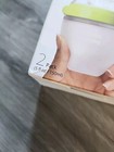 Comotomo Baby Bottle 5oz Green 2 Pk Soft Silicone Slow Flow 0-3 Months New 