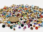 100 Vintage Swarovski Crystal 4mm  To 5mm  Rhinestones - Jewelry Repair J54