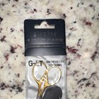 Gingher G-lt 4  Embroidery Scissors Straight Tip Gold Handle Sheath G-lt