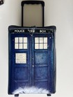 Official Doctor Who Tardis Wheeled Trolley Bag Soft Suitcase Luggage Vintage Bbc
