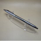 Vintage Fisher Space Pen Thin Side Click Chrome Slight Crack In Body