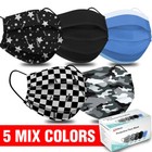 50 Pcs Protective Disposable 4-ply Bright Color Face Mask Mouth Cover - 8 Colors