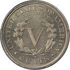 1886 Liberty V Nickel Proof Cac Sticker Pcgs Pr65 Key Date Great Eye Appeal