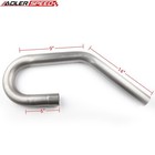 Stainless Steel 2 5  Od U J Combo Mandrel Bend 180   45 Degree Exhaust Pipe Tube