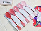 Le Creuset Spoons Pink Flowers 5 5in Set Of 5 W3xh14xd2cm Stoneware Unused W box