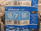  1  New Southwire Sprinkler Wire  Low Volt 18 7 Black Solid  50ft  Direct Burial