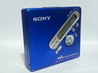 Sony Mz-n710 Blue Minidisc Recorder     Netmd Tested     10 Minidiscs