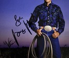 George Strait Signed 8 X 10 Photo  Country Music Legend  Singer  Lambert W coa