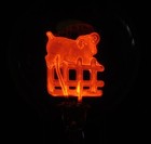 Vintage Aerolux Light Bulb Sheep Ram Jumping Fence