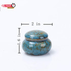 Small Urn For Human Ashes - 1 6   Handicrafted Urn - Beautiful Tiny Keepsake Urn