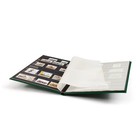 Lighthouse Hardcover Stamp Album Stockbook With 16 Black Pages  Green  Ls4 8