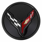 Gm 2020-2026 Corvette C8 Wheels Center Caps  set Of 4  Black