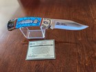 David Yellowhorse Buck Knife 112 Custom  eagle Feather    1 Of 50