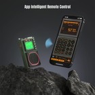Raddy Rf75a App Control Shortwave Radio Am fm vhf sw wb Weather Radio Bluetooth