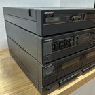 Vintage Sharp Sg-f800 Integrated Stereo Music Center - Turntable cassette am-fm