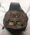 Vintage Antique Wwi  U s  Army Cavalry Leather Saddle Bags Good Used Condition