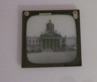 Glass Magic Lantern Slide St James Church Exterior Brussels C1900 Photo Belgium