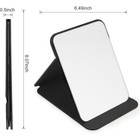 Portable Folding Makeup Mirror 8x6 Inch Table Vanity Desk Travel Mirror Desktop