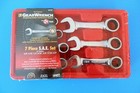 Gearwrench Nos 7-pc Fractional Stubby Ratcheting Combination Wrench Set 9507 New
