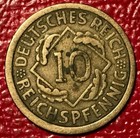 Better Grade 1925 A 10 Reichspfennig Coin-apr071