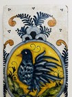 Vintage La Piccola Bottega Wall Tile  Blue Bird - 12    X 6   