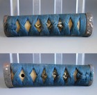 Tsuka Handle Hilt Dragon Menuki Ume Fuchi Kashira Samurai Sword Fitting