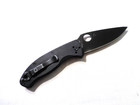 Spyderco Tenacious Folding Knife Plain Edge Black G10