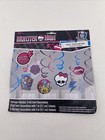 Monster High Party Swirl Decorations 6 Foil Swirl Decorations Cutouts