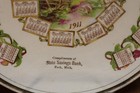 Antique 1911-12 Peck  Michigan State Savings Bank Advertising Calendar Plate
